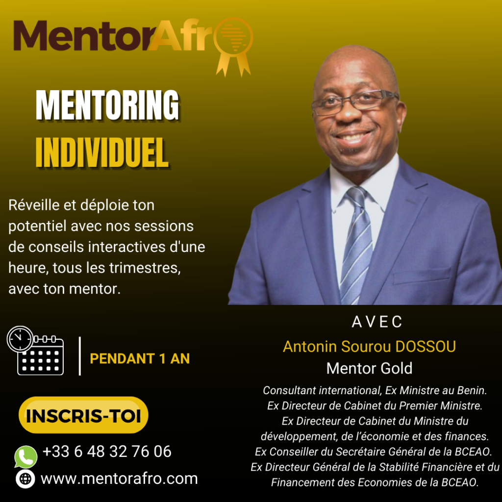 Mentoring Individuel Avec Antonin Sourou Dossou Mentor Gold