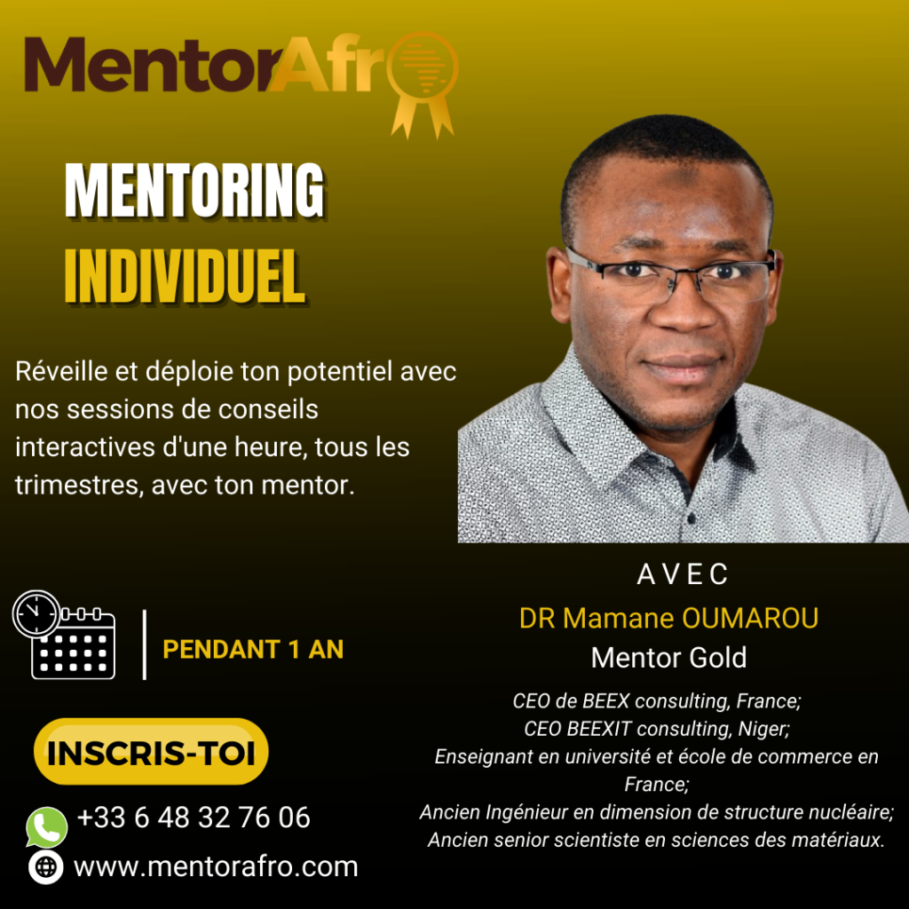 Mentoring Individuel Avec Dr Mamane Oumarou Mentor Gold